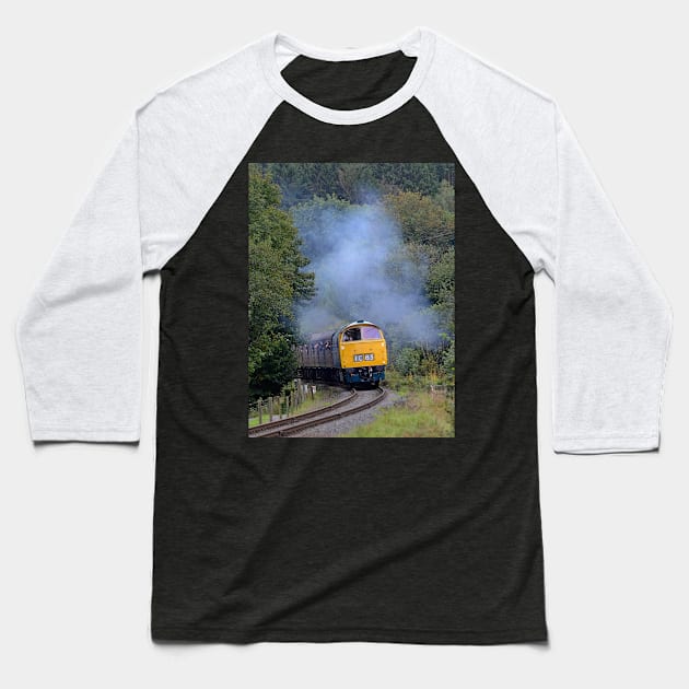 Western Diesel loco class 52 1062 Western Courier Baseball T-Shirt by Random Railways